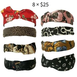 8 Fashion Headbands Multicolor One Size Women